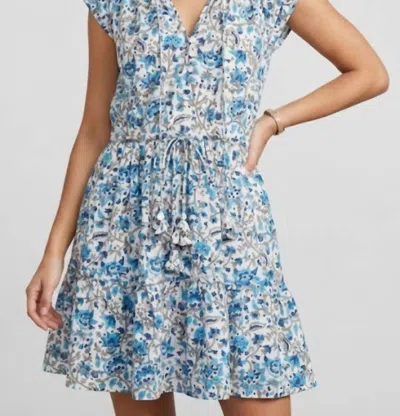 Mare Sole Amore Cabo Short Sun Dress In Blue In Multi