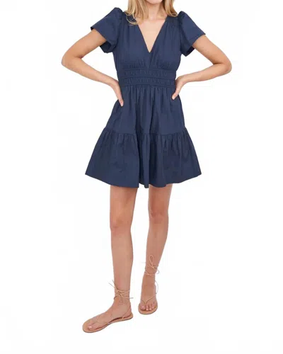 Marea Anna Dress In Navy In Blue