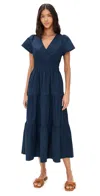 Marea Annabelle Dress Navy In Navy