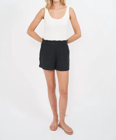 Marea Ava Gauze Shorts In Black