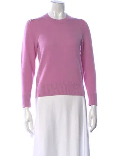 Pre-owned Marea Cashmere Crew Neck Sweater In Purple