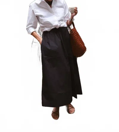 Marea Charlotte Maxi Skirt In Bonita Black In Multi