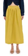 Marea Charlotte Skirt Chartreuse In Chartreuse