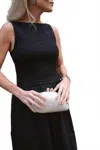 Marea Charlotte Sleeveless Top In Bonita Black In Black