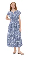 Marea Clara Dress Indigo Blossom In Blue