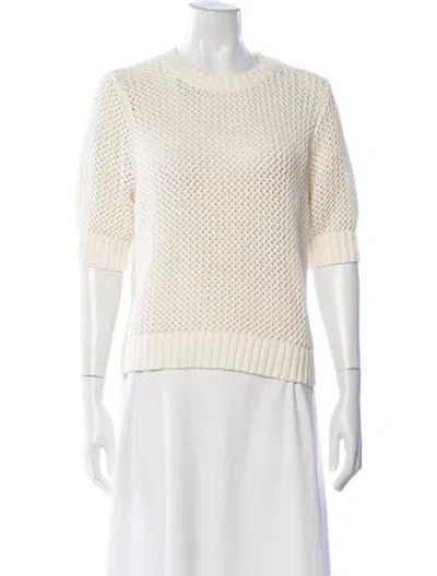 Pre-owned Marea Crew Neck Sweater In Neutrals