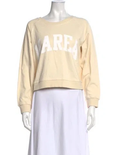 Pre-owned Marea Graphic Print Crew Neck Sweatshirt W/ Tags In Neutrals