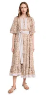 Marea House Dress Tinsel Limoges Print In Tinsel Limoges Print