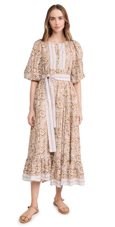 Marea House Dress Tinsel Limoges Print