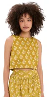 Marea Josie Chartreuse Daffodil Tank Chartreuse Daffodil In Multi