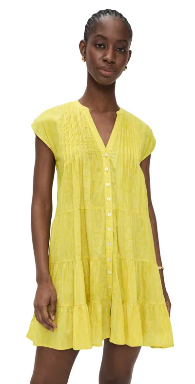Marea Mackenzie Dress Citronelle Grace Print In Yellow