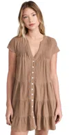 Marea Mackenzie Gauze Dress Dune In Dune