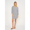 Marea Mariner Dress In White