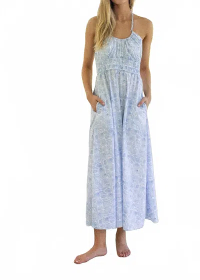 Marea Mireille Dress In Blue Seashell In Multi