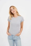 Marea Pointelle Crewneck Tee