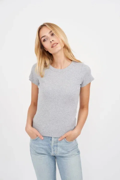 Marea Pointelle Crewneck Tee