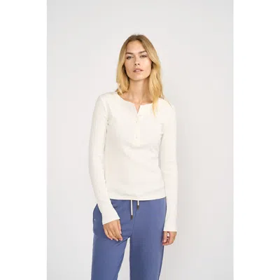 Marea Pointelle Long Sleeve Henley
