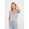 Marea Pointelle V-neck Tee