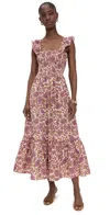 Marea Sasco Dress Lilac Orsay Floral In Lilac Orsay Floral
