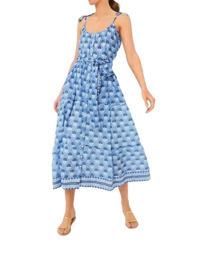Marea Siesta Dress In Indian Flower In Multi