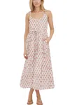 Marea Siesta Dress In Shell Bordeaux In Multi