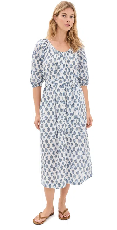 Marea Sophie Dress Atlantic Bordeaux In Multi