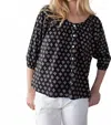 Marea Sophie Top In Black In Multi