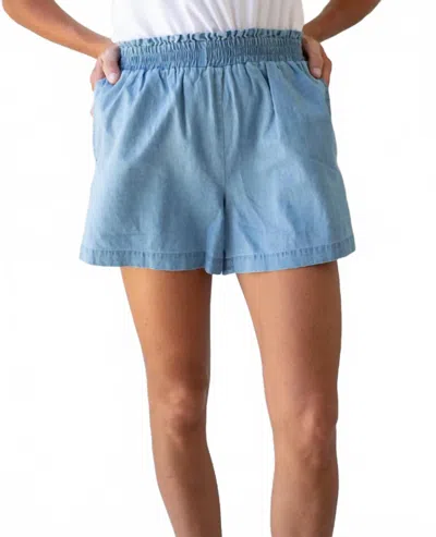 Marea Women's Chambray Short In Blue