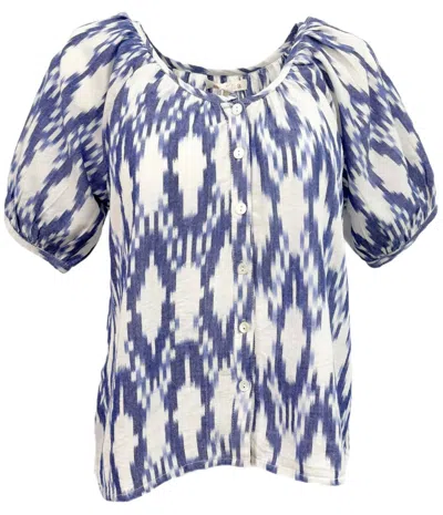 Marea Women's Everly Top In Ikat In Multi