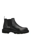 Marechiaro 1962 Man Ankle Boots Black Size 11 Calfskin In Black