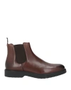 Marechiaro 1962 Man Ankle Boots Brown Size 7 Calfskin
