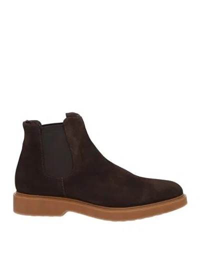 Marechiaro 1962 Man Ankle Boots Dark Brown Size 12 Soft Leather