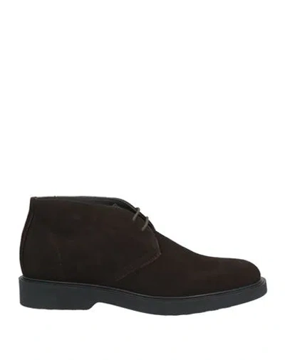 Marechiaro 1962 Man Ankle Boots Dark Brown Size 7 Leather