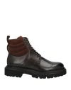 Marechiaro 1962 Man Ankle Boots Dark Brown Size 9 Calfskin In Brown