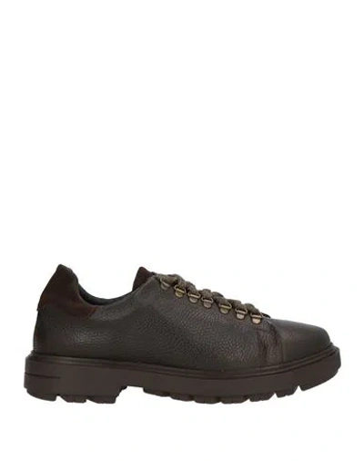 Marechiaro 1962 Man Ankle Boots Dark Brown Size 9 Leather In Black