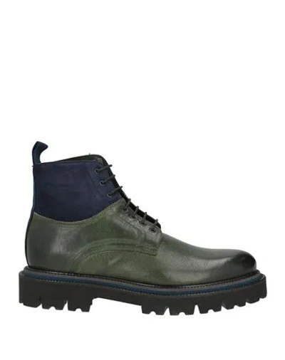 Marechiaro 1962 Man Ankle Boots Dark Green Size 8 Leather
