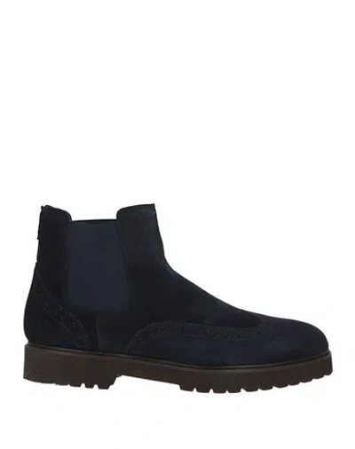 Marechiaro 1962 Man Ankle Boots Midnight Blue Size 12 Leather