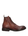 Marechiaro 1962 Man Ankle Boots Tan Size 11 Leather In Brown