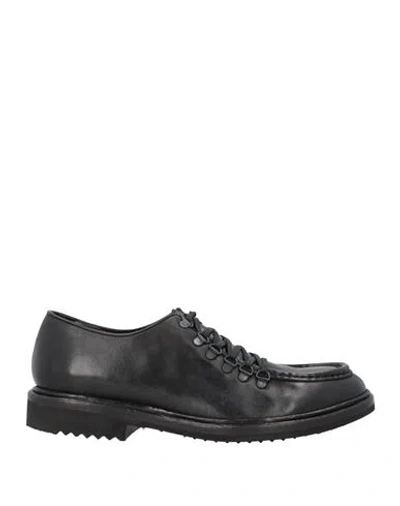 Marechiaro 1962 Man Lace-up Shoes Black Size 8 Calfskin