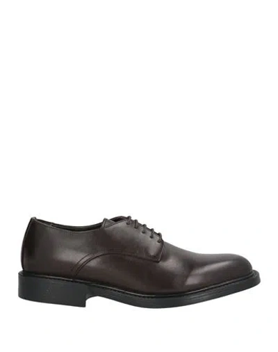 Marechiaro 1962 Man Lace-up Shoes Dark Brown Size 7 Calfskin