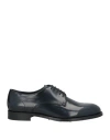 Marechiaro 1962 Man Lace-up Shoes Midnight Blue Size 8 Leather
