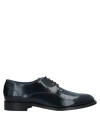 Marechiaro 1962 Man Lace-up Shoes Midnight Blue Size 6 Soft Leather In Blue