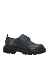 Marechiaro 1962 Man Lace-up Shoes Midnight Blue Size 9 Calfskin