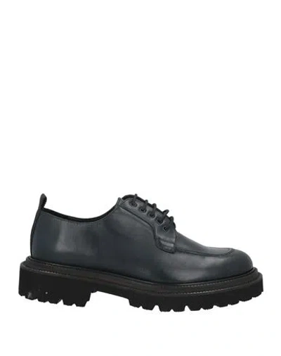 Marechiaro 1962 Man Lace-up Shoes Midnight Blue Size 9 Calfskin