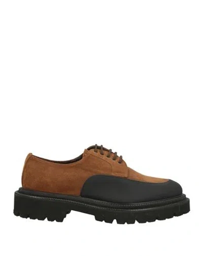 Marechiaro 1962 Man Lace-up Shoes Tan Size 8 Leather In Brown