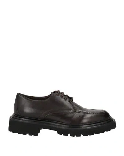 Marechiaro 1962 Man Lace-up Shoes Dark Brown Size 7 Calfskin