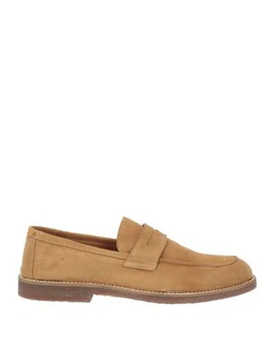 Marechiaro 1962 Man Loafers Camel Size 7 Leather