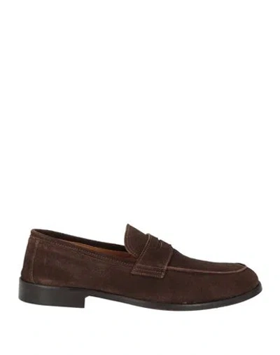 Marechiaro 1962 Man Loafers Dark Brown Size 7 Leather