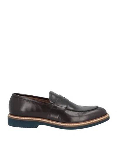 Marechiaro 1962 Man Loafers Dark Brown Size 8 Soft Leather