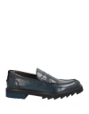 Marechiaro 1962 Man Loafers Midnight Blue Size 11 Leather In Blue